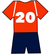 Independiente shirt number 20