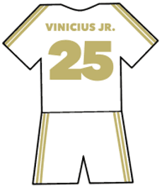 Real Madrid shirt number 25