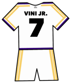 Real Madrid shirt number 7