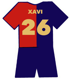 Xavi Hernandez shirt