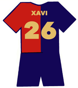 Barcelona shirt number 26