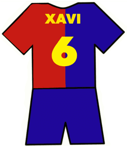 Barcelona shirt number 6