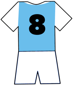 Strasbourg shirt number 8