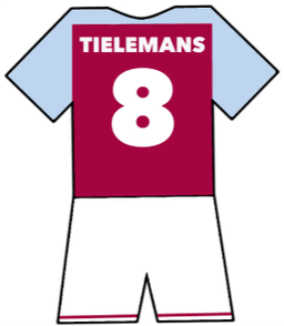 Aston Villa shirt number 8