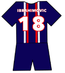 Paris Saint-Germain shirt number 18